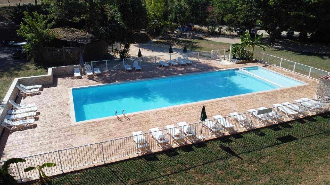 Camping Nature Le Valenty Mobil-Home-Dordogne Panoramique Clim Piscine Soturac 外观 照片