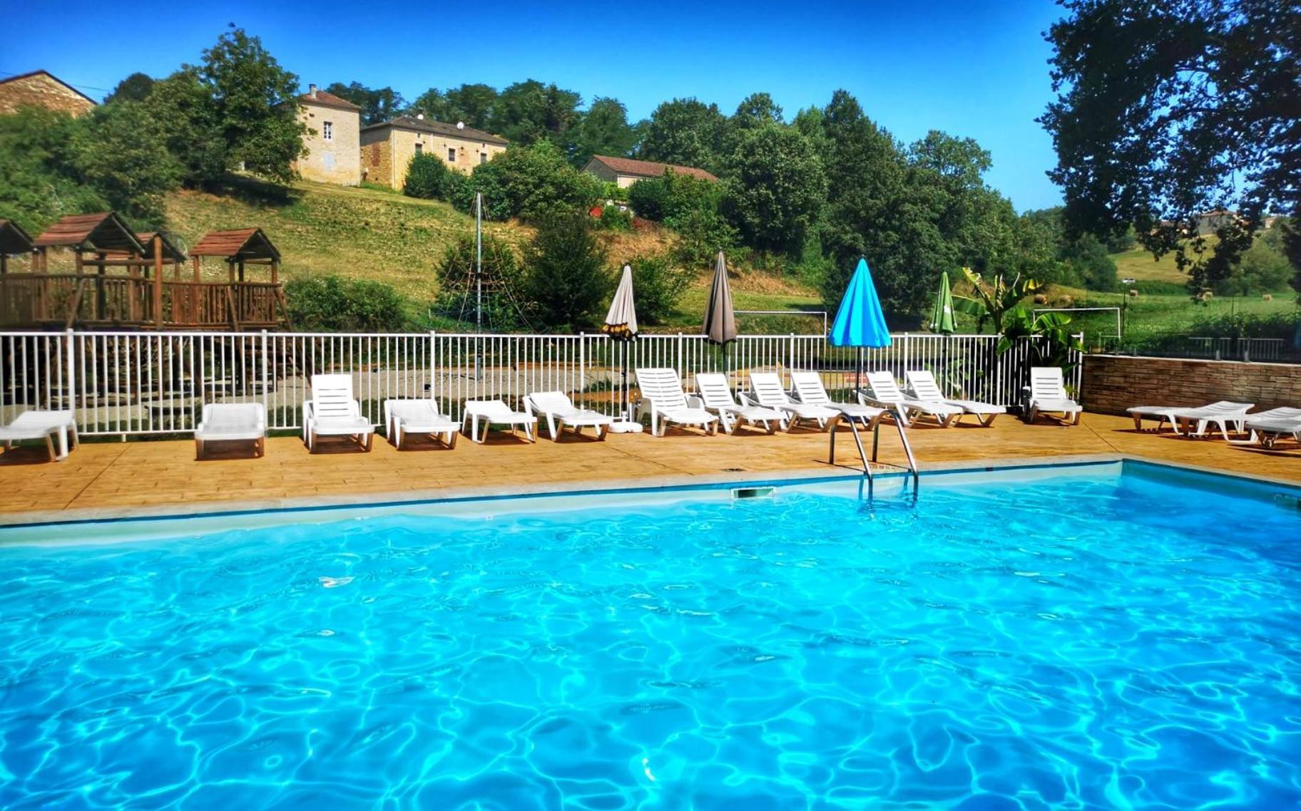 Camping Nature Le Valenty Mobil-Home-Dordogne Panoramique Clim Piscine Soturac 外观 照片